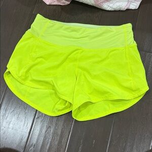 Neon Yellow Women's Shorts